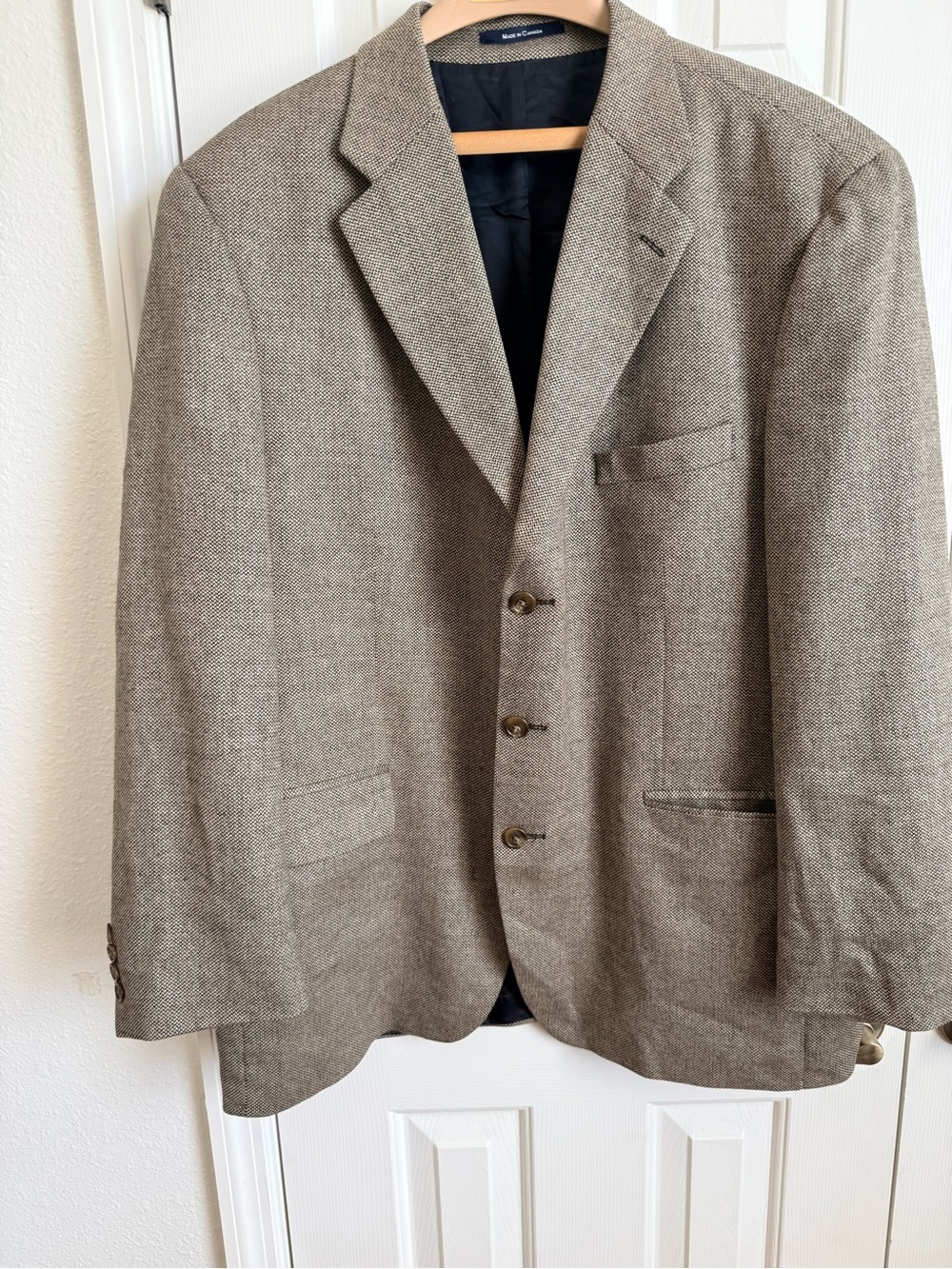 Ralph Lauren Men's Tan Brown Herringbone Sport Coat